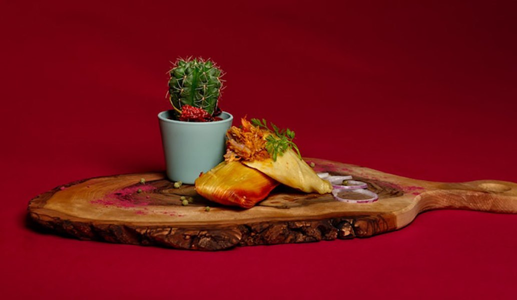 Arrangement of delicious tamales