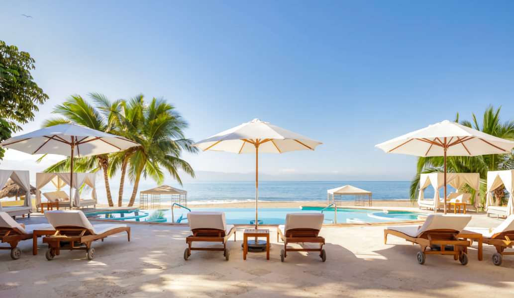 A heavenly beach club on the golden coast of Vallarta