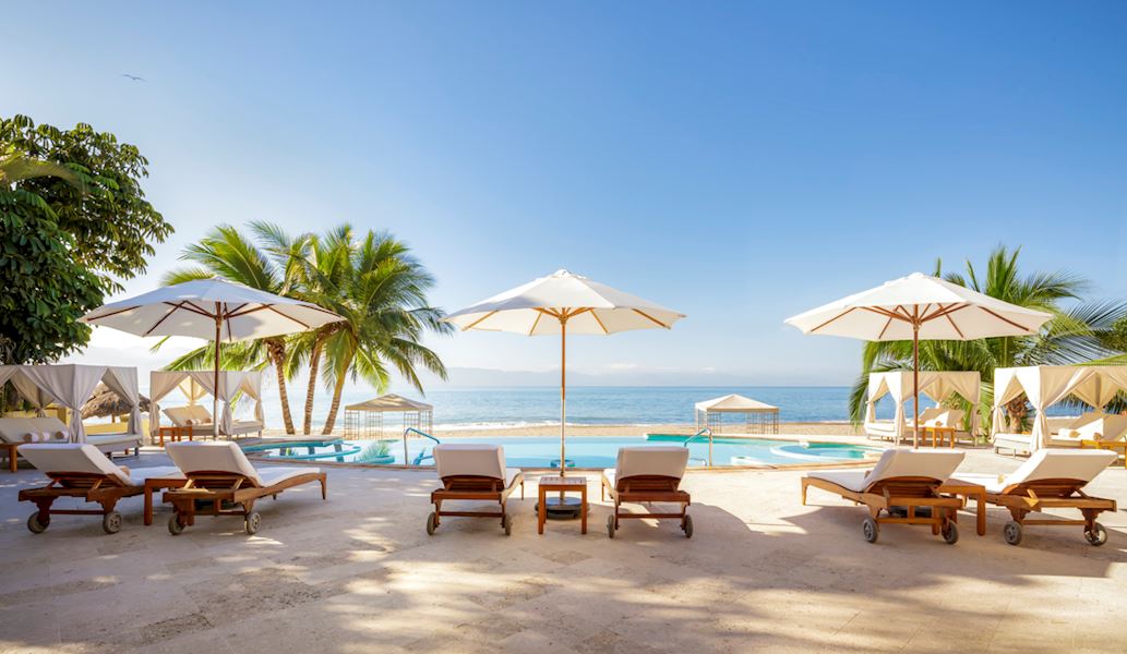 Private Beach Club Bar of Casa Velas Hotel, Puerto Vallarta